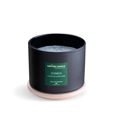 Candela Nature Candle Essenza Iconica Pompelmo e Pepe Nero 380g