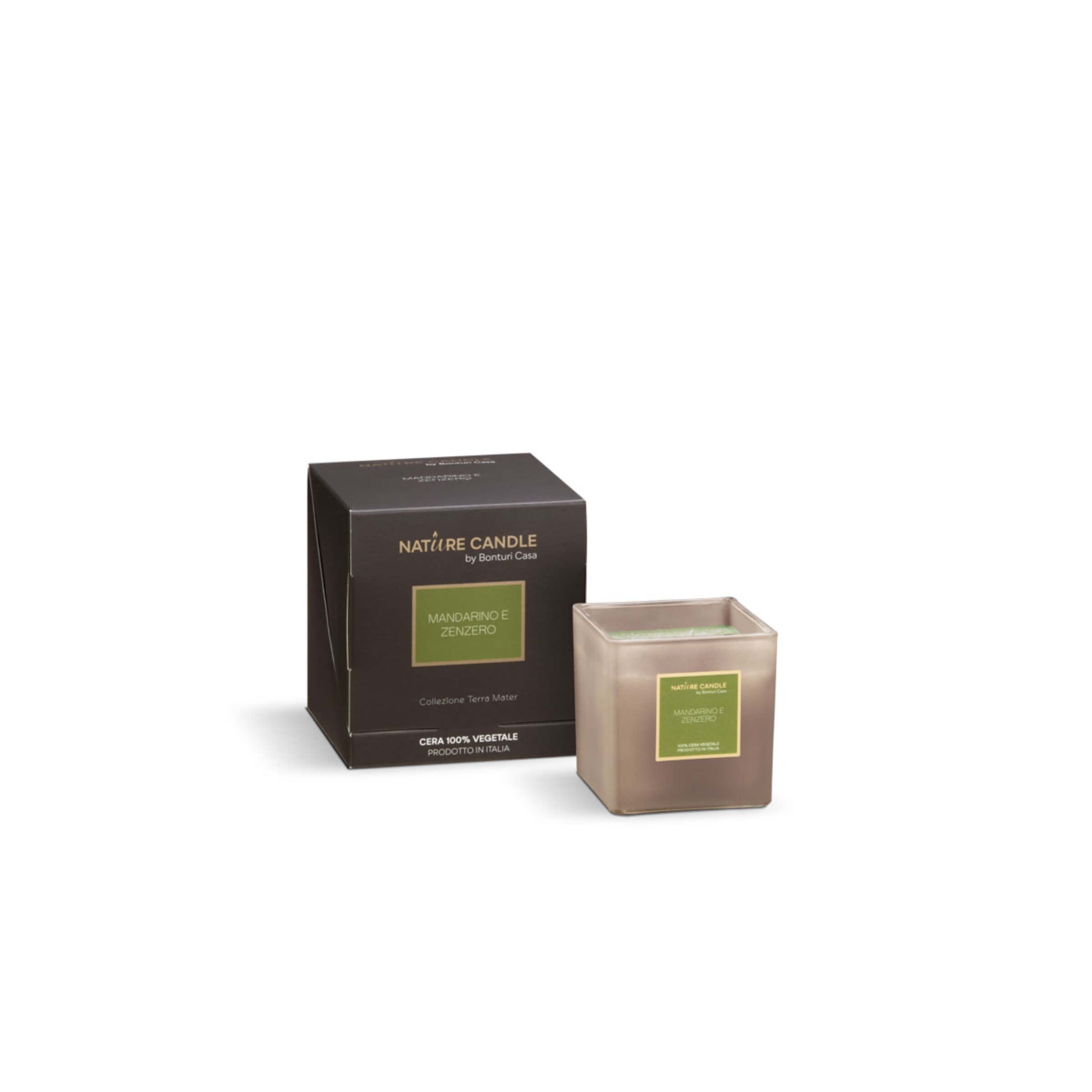Candela Nature Candle Terra Mater Mandarino e Zenzero 210g