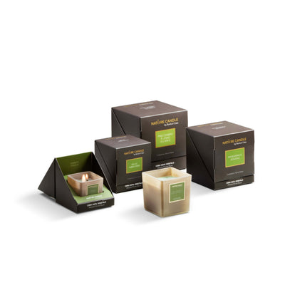 Nature Candle Terra Mater Miele Bianco Tabacco 330g dettaglio confezione