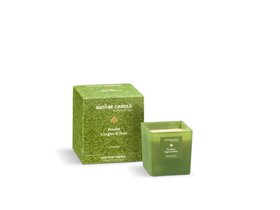 NATURE CANDLE LINEA LE PREZIOSE - CANDELA 210g - POUDRE' E LEGNO DI ROSA
