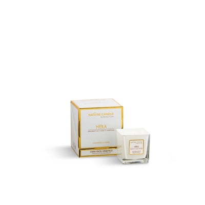 NATURE CANDLE LINEA LE DIVINE - CANDELA 90g HERA - BERGAMOTTO E CHIODI DI GAROFANO