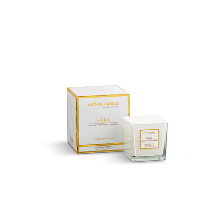 Candela Nature Candle Le Divine Hera Bergamotto e Chiodi di Garofano 210g