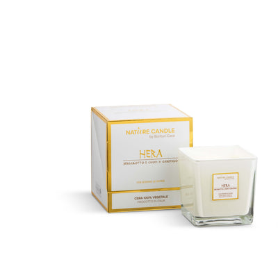 NATURE CANDLE LINEA LE DIVINE - CANDELA 330g HERA - BERGAMOTTO E CHIODI DI GAROFANO