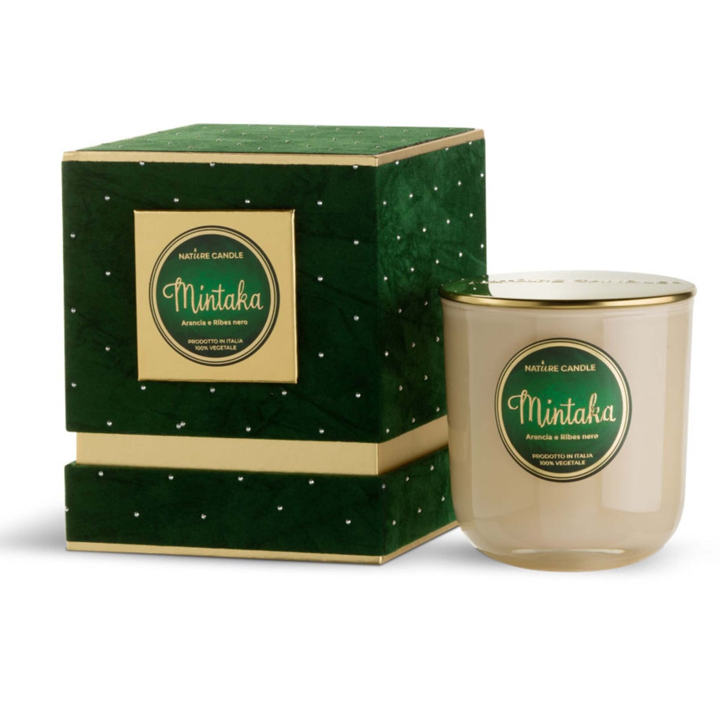 NATURE CANDLE LINEA LE STELLE - CANDELA 210g MINTAKA - ARANCIA E RIBES NERO
