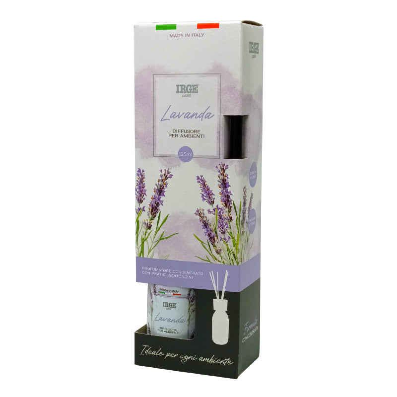 Irge Diffusore Ambiente con Bastoncini Lavanda 125 ml