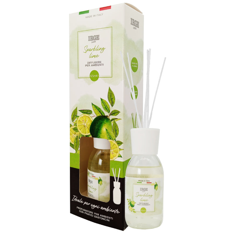 Irge Diffusore Ambiente con Bastoncini Sparkling Lime 125 ml