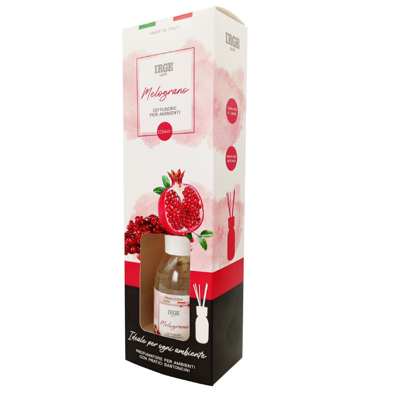 Irge Diffusore Ambiente con Bastoncini Melograno 125 ml