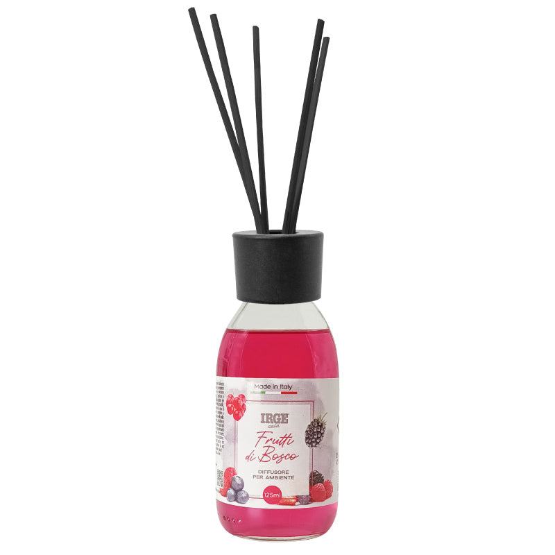 Irge Diffusore Ambiente con Bastoncini Frutti di Bosco 125 ml