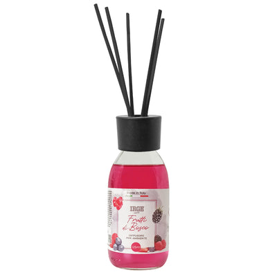 Irge Diffusore Ambiente con Bastoncini Frutti di Bosco 125 ml