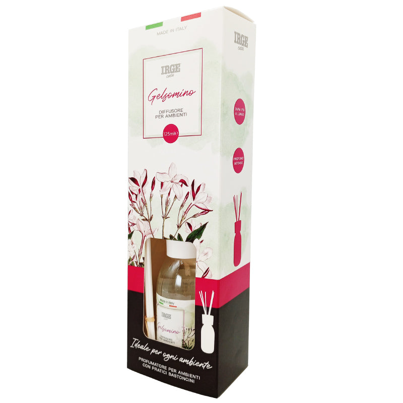 Irge Diffusore Ambiente con Bastoncini Gelsomino 125 ml
