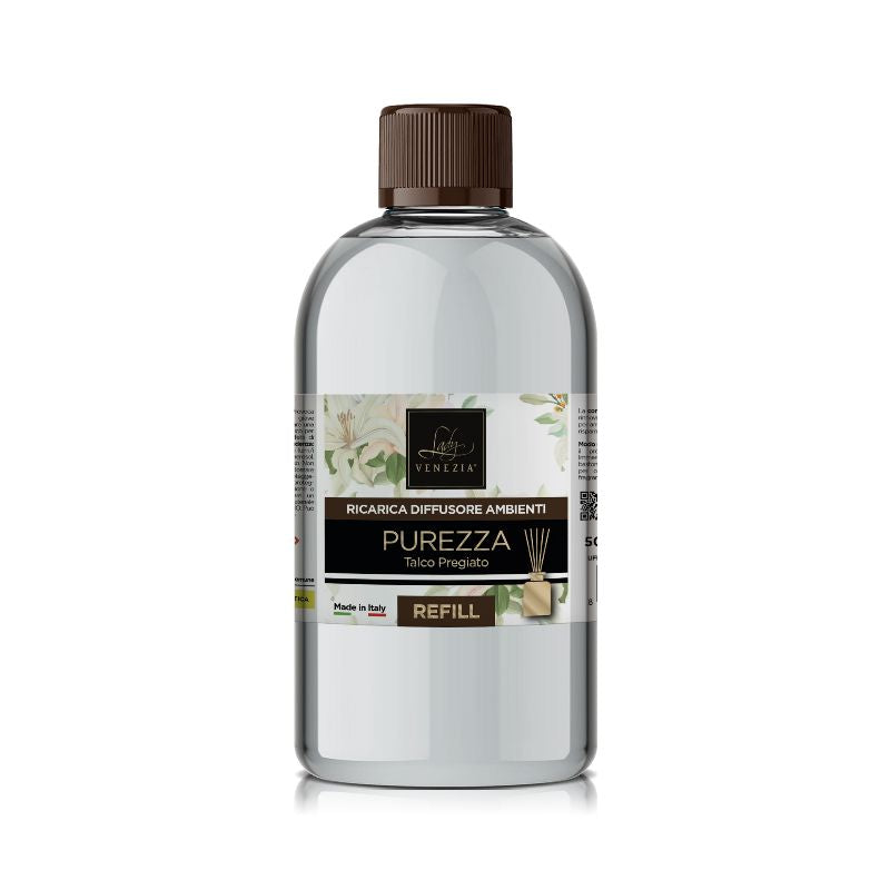 RICARICA DIFFUSORE AMBIENTE - SENSAZIONI 500ml - PUREZZA - TALCO PREGIATO