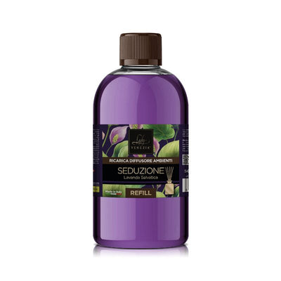RICARICA DIFFUSORE AMBIENTE - SENSAZIONI 500ml - SEDUZIONE - LAVANDA SELVATICA