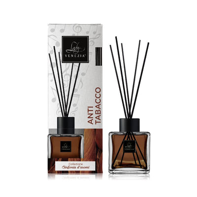 Diffusore Ambiente Cubo con Bastoncini - Antitabacco 100ml