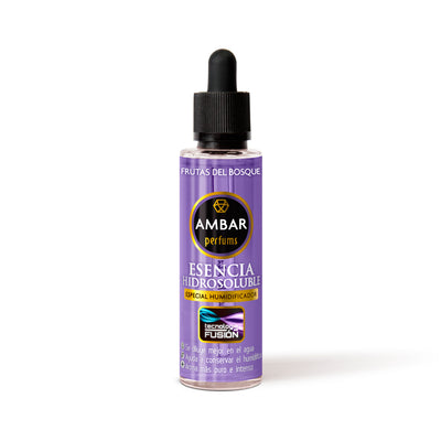 Flacone Ambar Perfums essenza idrosolubile 50ml Frutti di Bosco note bacche rosse per umidificatori