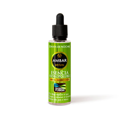 Flacone Ambar Perfums essenza idrosolubile 50ml Dama della Notte note floreali di fiori bianchi