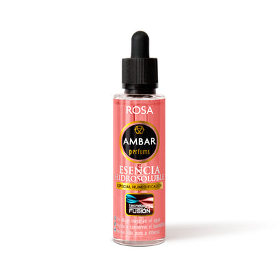 Flacone Ambar Perfums essenza idrosolubile 50ml Rosa per umidificatori con tecnologia Fusion