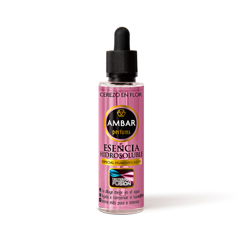 Flacone Ambar Perfums essenza idrosolubile 50ml Fiori di Ciliegio tecnologia Fusion per umidificatori