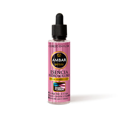 Flacone Ambar Perfums essenza idrosolubile 50ml Fiori di Ciliegio tecnologia Fusion per umidificatori