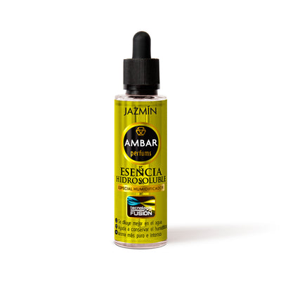 Flacone Ambar Perfums essenza idrosolubile 50ml Gelsomino con note floreali di fiore bianco per umidificatori Fusion