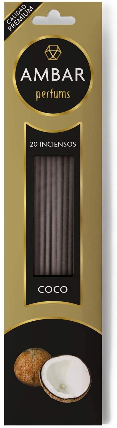 AMBAR PERFUMS INCENSO COCCO 20 BASTONCINI