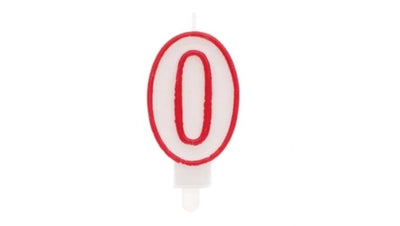 CANDELINA NUMERO 0 ROSSO