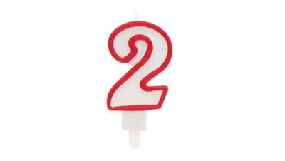CANDELINA NUMERO 2 ROSSO