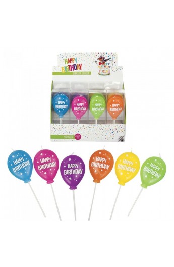 CANDELINE HAPPY BIRTDAY PALLONCINO  942173