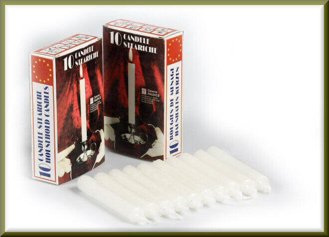 CANDELE STEARICHE (10PZ)