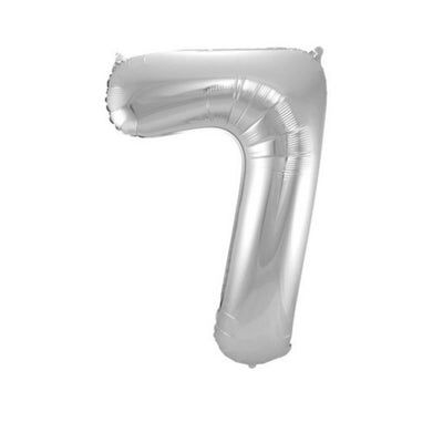 Pallone Foil balloon N.7 Argento - 86 cm