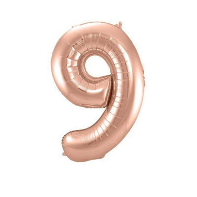 Pallone Foil balloon N.9 Rosa Gold - 86 cm