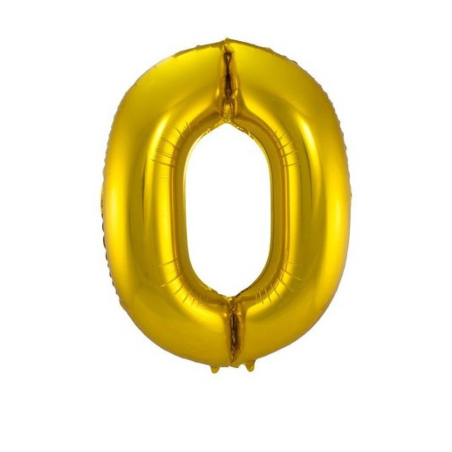 Pallone foil gigante numero 0 colore oro 86 cm decorazione festa