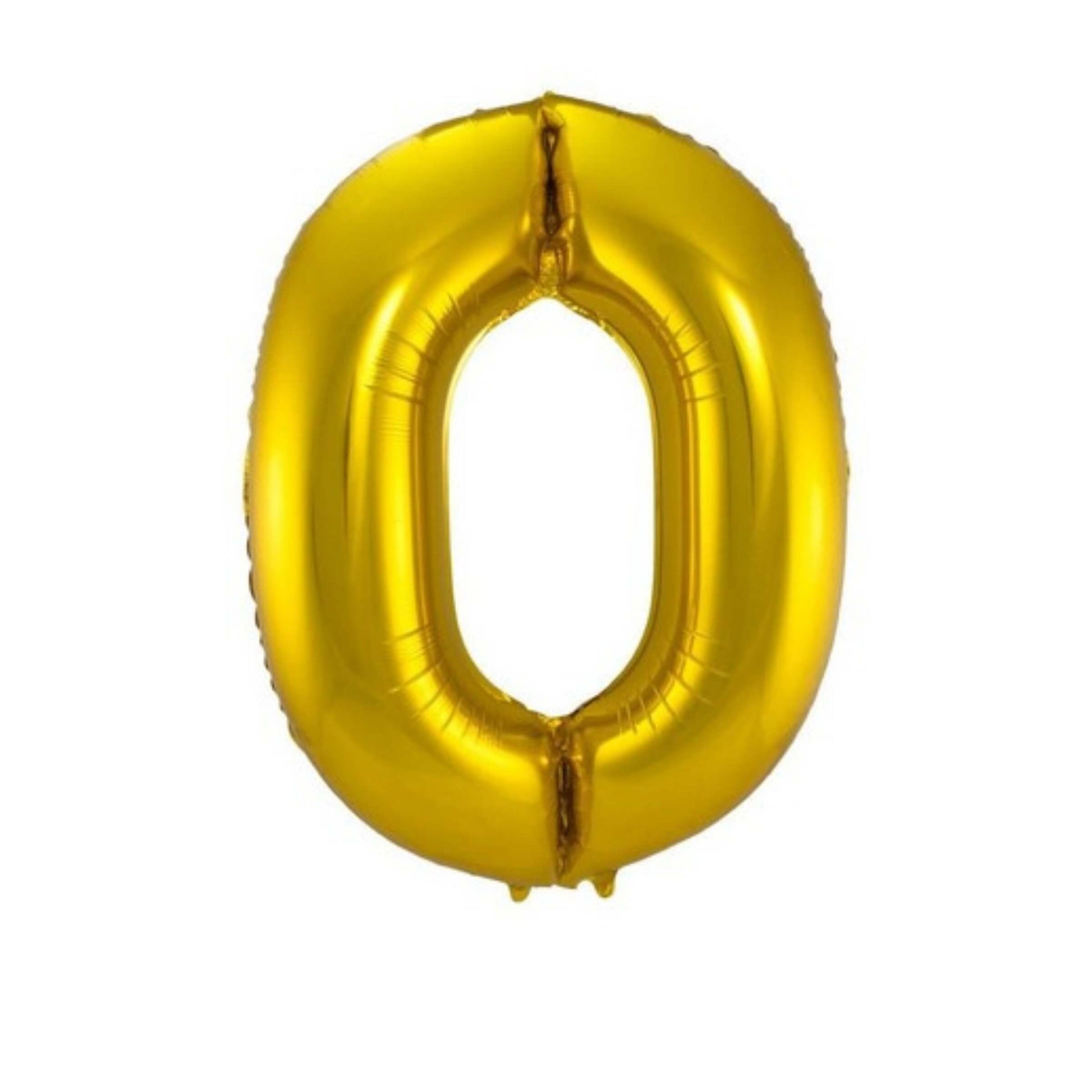 Pallone foil gigante numero 0 colore oro 86 cm decorazione festa