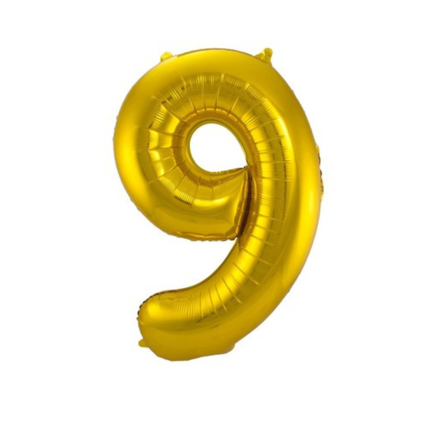 Pallone foil gigante numero 9 colore oro 86 cm decorazione festa