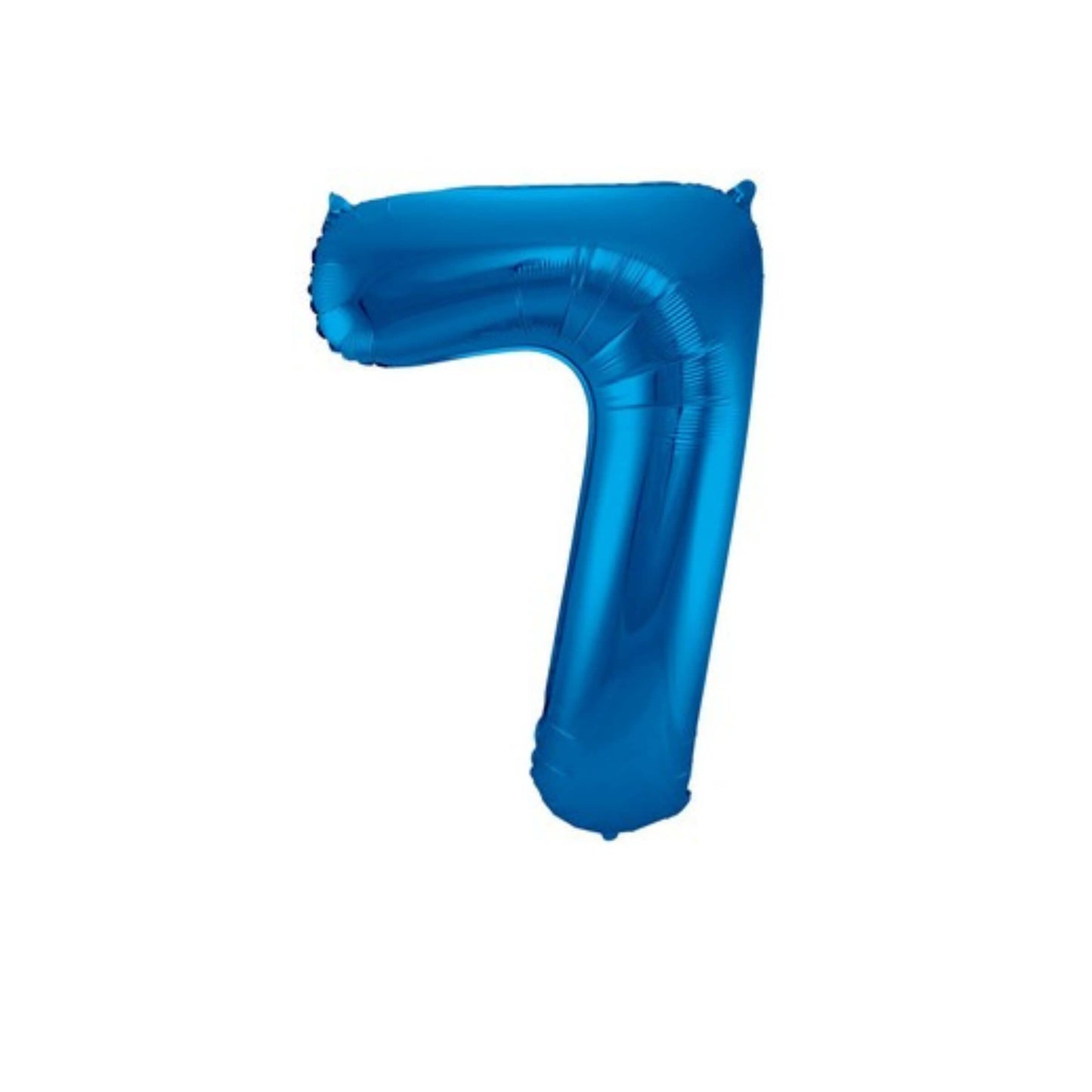 Pallone foil gigante numero 7 colore blu 86 cm decorazione festa