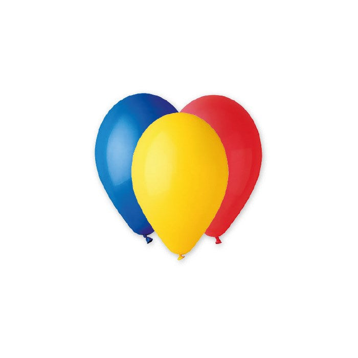25 Palloncini Medium  10" - 26 cm - Assortiti