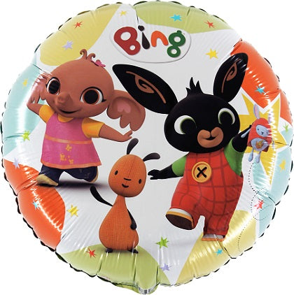 Palloncino mylar 18 pollici Bing and Friends 45 cm finitura lucida