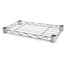 Metallika RML Ripiano Grigliato in Acciaio Cromato Portata 100 kg