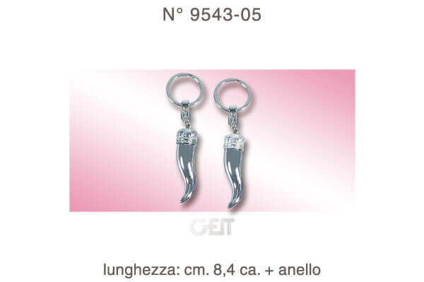 P.TA CHIAVI NICKEL REGULAR HORN   9543-05