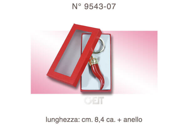 P.TA CHIAVI RED REGULAR HORN   9543-07
