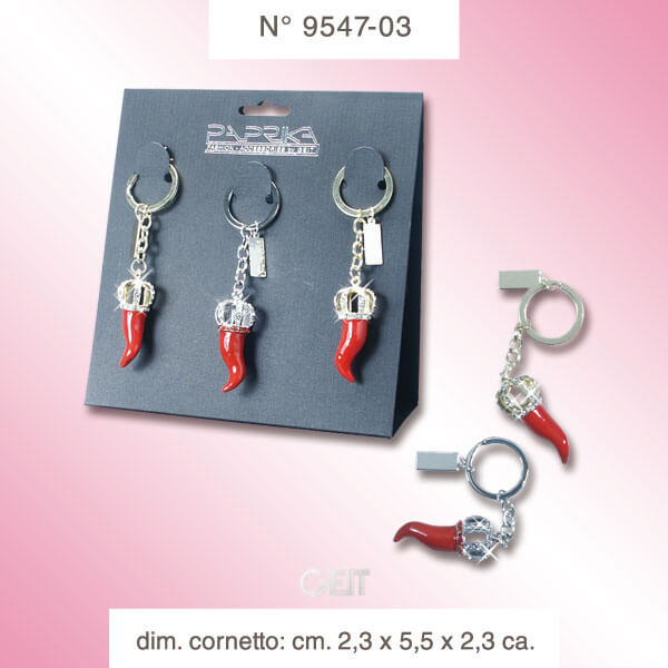P.TA CHIAVI MINICROWN HORN CON ASTUCCIO   9547-03+P