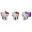 Dettaglio ciondoli Hello Kitty e moschettone dorato portachiavi 3D