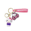1 Portachiavi 3D Hello Kitty Sanrio con ciondolo in gomma