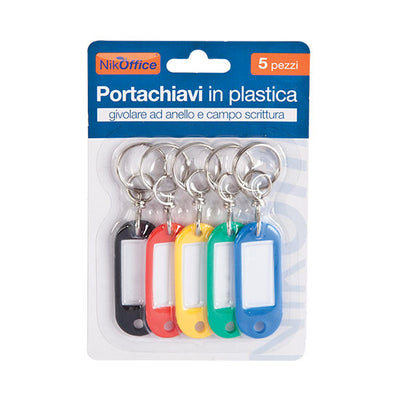 BLISTER TARGHETTE PORTACHIAVI NIKOFFICE (6PZ)