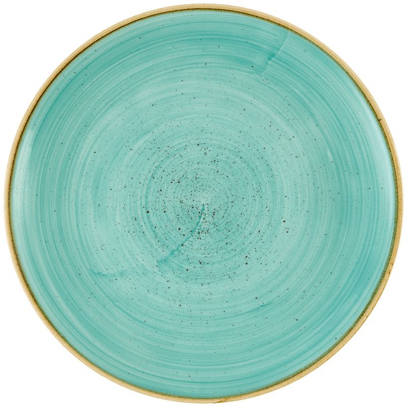 Churchill Stonecast Piatto Pane Mint Puntinato 16,5 cm 12 Pezzi
