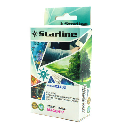 Starline - Cartuccia ink - per Epson - Magenta - C13T24334012 -24XL -11m