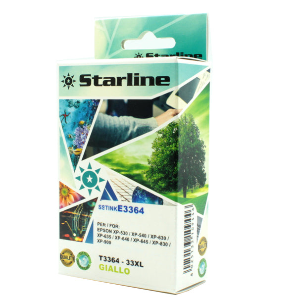 Starline - Cartuccia ink - per Epson - Giallo - C13T33644012 - 33XL - 11ml