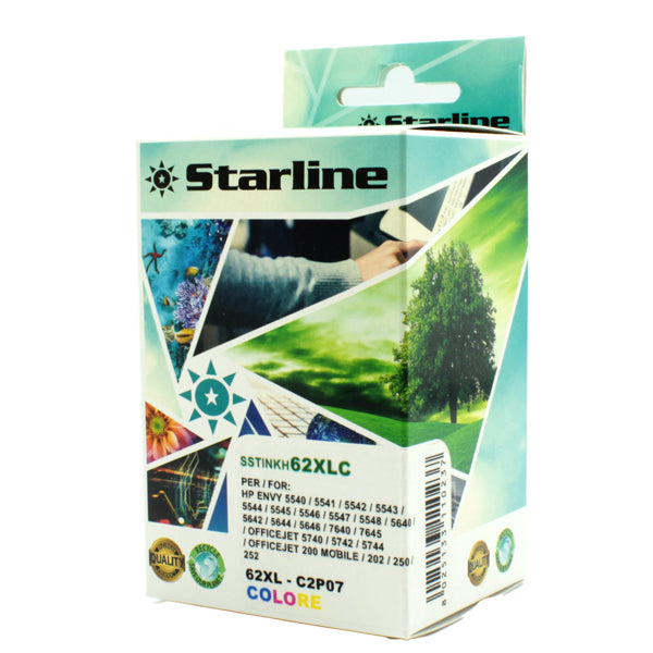 Starline - Cartuccia Ink Compatibile - per HP - C/M/Y -  JRHP62XLC - 20 ml