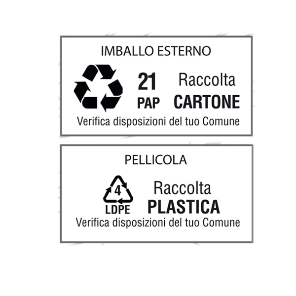 Etichette adesive - in carta - permanenti - 105 x 140 mm - 4 et/fg - 100 fogli - bianco - Starline