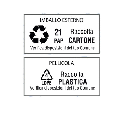 Etichette adesive - in carta - permanenti - 105 x 140 mm - 4 et/fg - 100 fogli - bianco - Starline