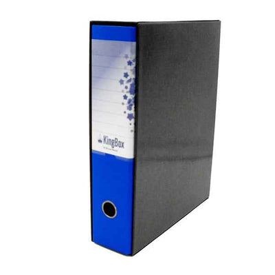 Registratore Kingbox - dorso 8 cm - protocollo 23 x 33 cm - blu - Starline